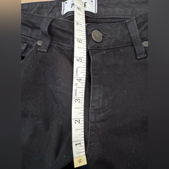 Paige Skyline Skinny Black Jeans - Size 26 - Picture 12 of 14